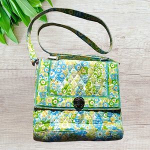 Retired Vera Bradley English Meadow Julia Convertible Crossbody Bag 2011
